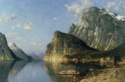 Sogne Fjord, Norway by Adelsteen Normann